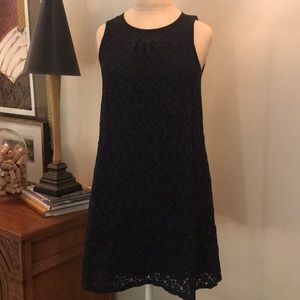 Ella Moss Black eyelet dress